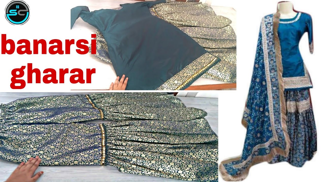 Double Layer Gharara/ Sharara Cutting And Stitching DIY | Double Layer  Gharara/ Sharara Cutting And Stitching DIY BeIndian #gharara #sharara  #beindianblouse Hello Guys Welcome to my Page Be indian Lets learn... |
